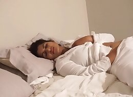 Desi Bhabi fucks herself in bed - Maya