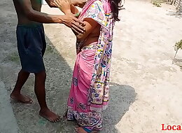 Pink Saree Beautiful Bengali Bhabi Sex In A Holi(Official video By Localsex31)