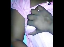 wife enjoying in nighty with hubby