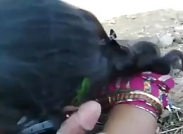 5349163 indian blowjob her lover outdoor